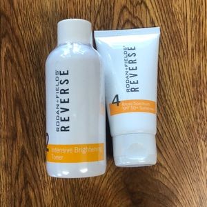 Rodan & Fields Reverse Toner and SPF 50 Sunscreen